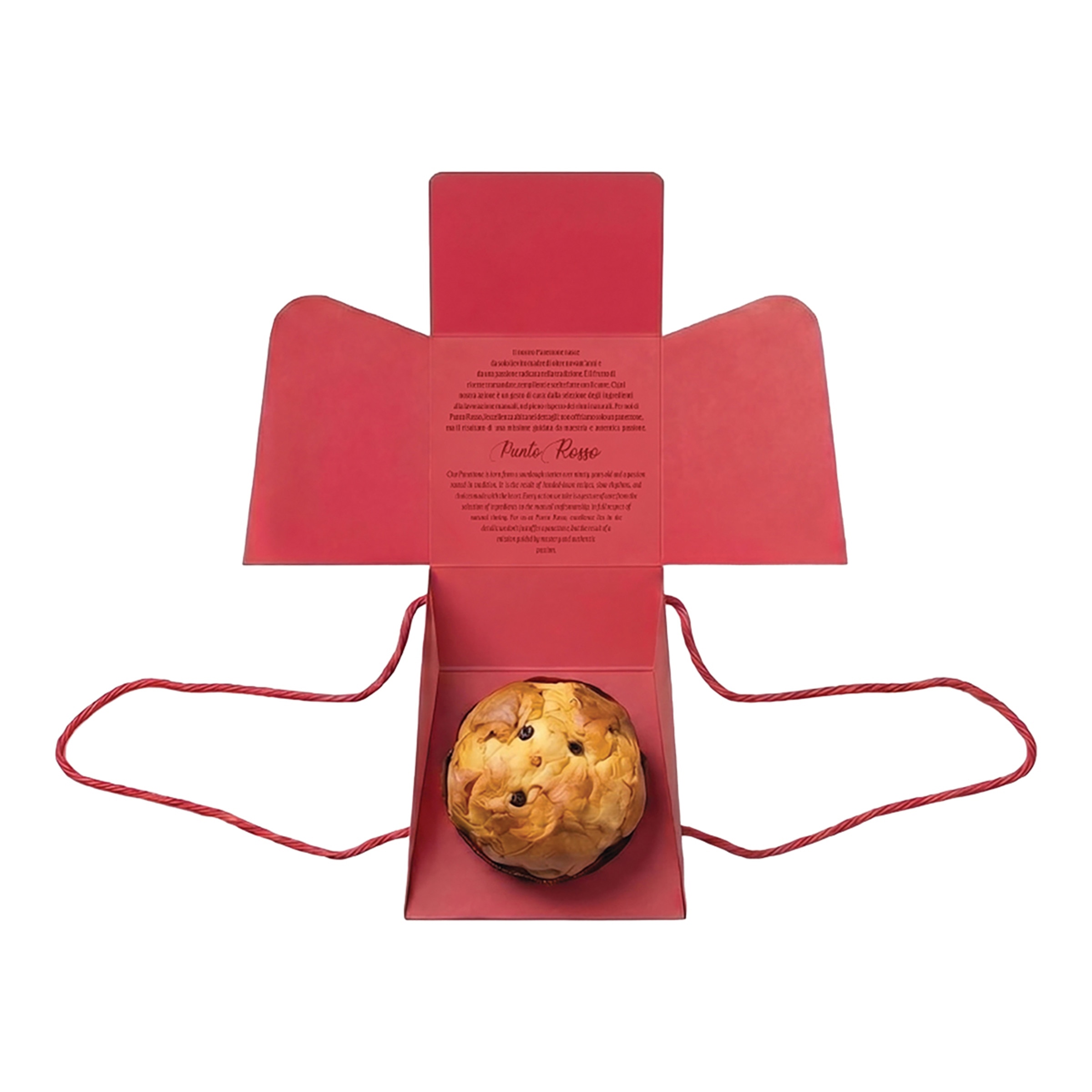 Panettone clásico artesano Punto Rosso 2