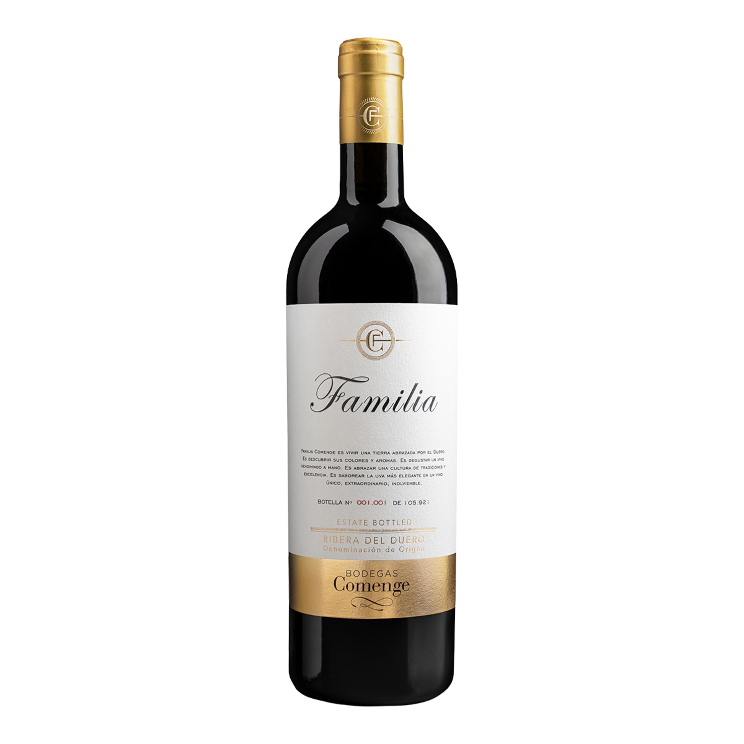 Imagen 0 de Vino tinto Familia Comenge ecológico tempranillo 2021 Ribera del Duero
