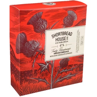 Mini Shortbread  Chocolate Negro e Laranja embalagem 150 g - House Edinburgh