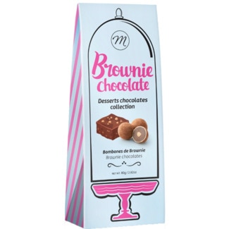 Bombons de Chocolate Brownie embalagem 80 g - Mi&cu Gourmet