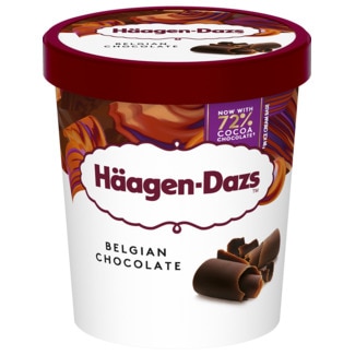 Gelado de Chocolate Belga embalagem 460 ml - Haagen-dazs