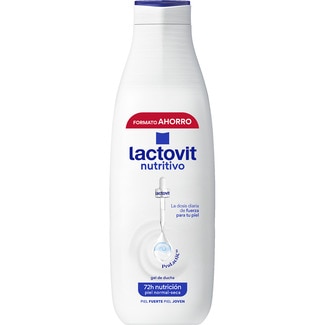 gel de baño nutritivo 72h con ProLactic10 botella 750 ml para piel normal-seca - Lactovit
