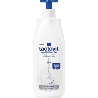 leche corporal revitalizante Sérum nutrición avanzada 72h con ProLactic10 dosificador 400 ml para piel normal-seca - Lactovit