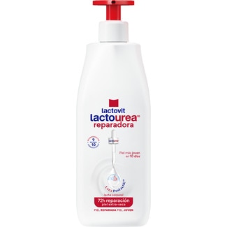 leche corporal Lactourea reparadora 72h con Urea ProLactic10 dosificador 400 ml para piel extra-seca - Lactovit