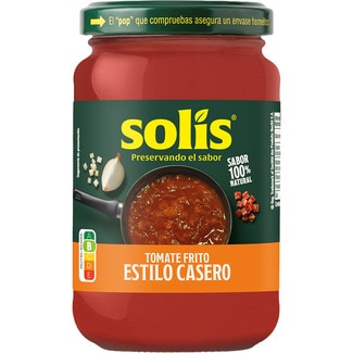 tomate frito estilo casero sin gluten frasco 350 g - Solis