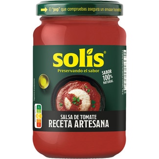 salsa de tomate receta artesana sin gluten frasco 350 g - Solis