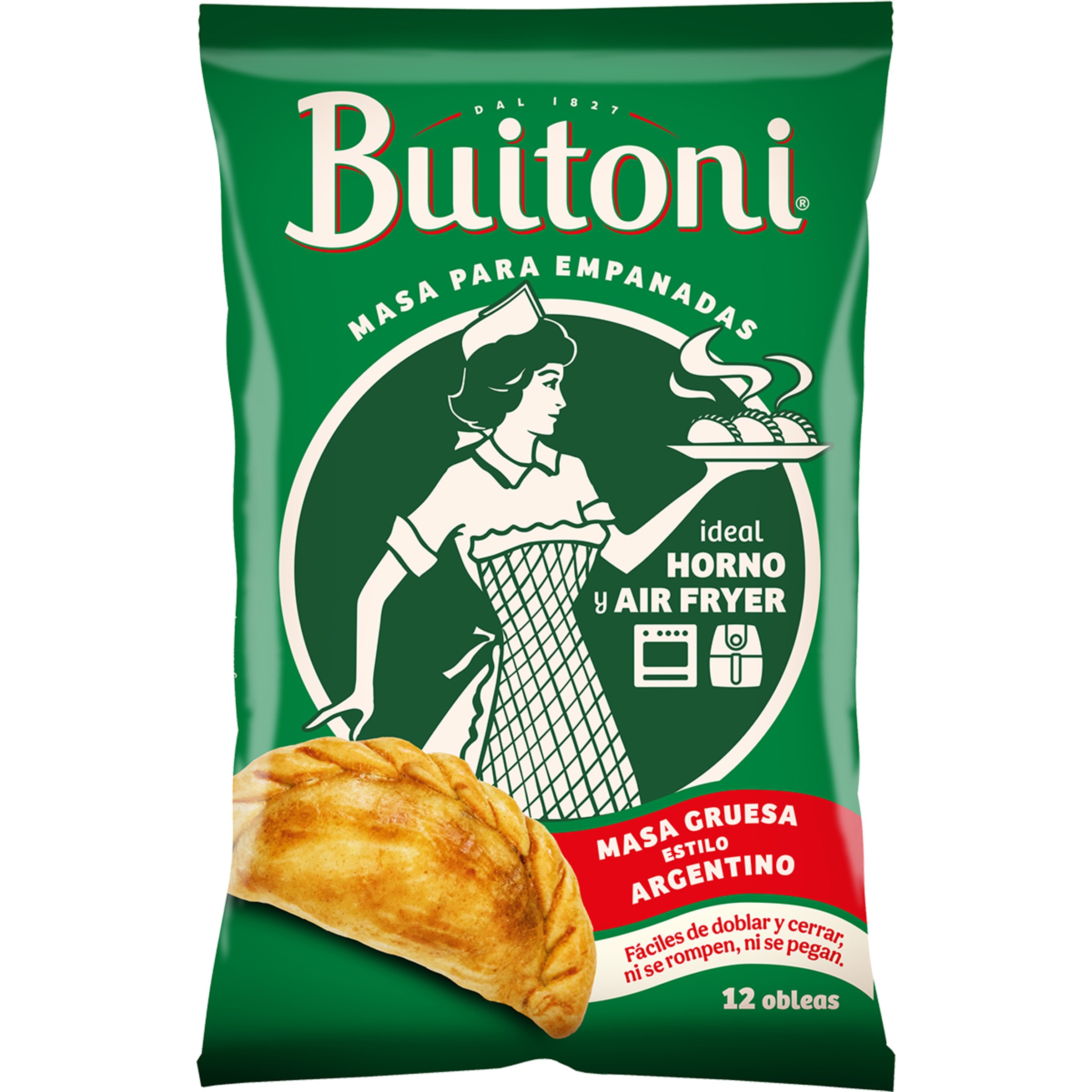 masa para empanadillas 12 obleas bolsa 350 g masa gruesa estilo argentino