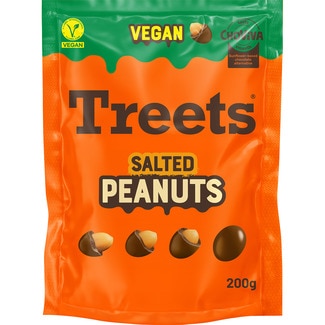 cacahuetes salados veganos bolsa 200 g - Treets
