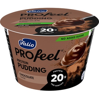 Profeel natillas con proteínas de chocolate sin azúcar añadido envase 180 g sin lactosa - Valio