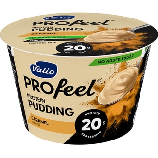Profeel natillas con proteínas de caramelo sin azúcar añadido envase 180 g sin lactosa - Valio