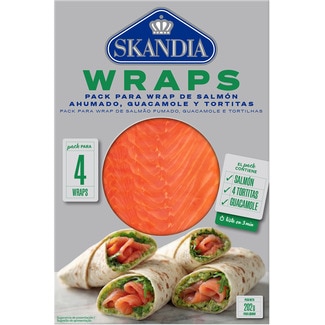 Wraps de Salmão Fumado unidade 202 g - Skandia