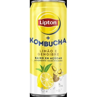 Kombucha de Limão e Gengibre lata 33 cl - Lipton