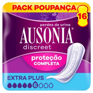 Pensos Higiénicos 5 Maxi embalagem 16 unidades - Ausonia Discreet