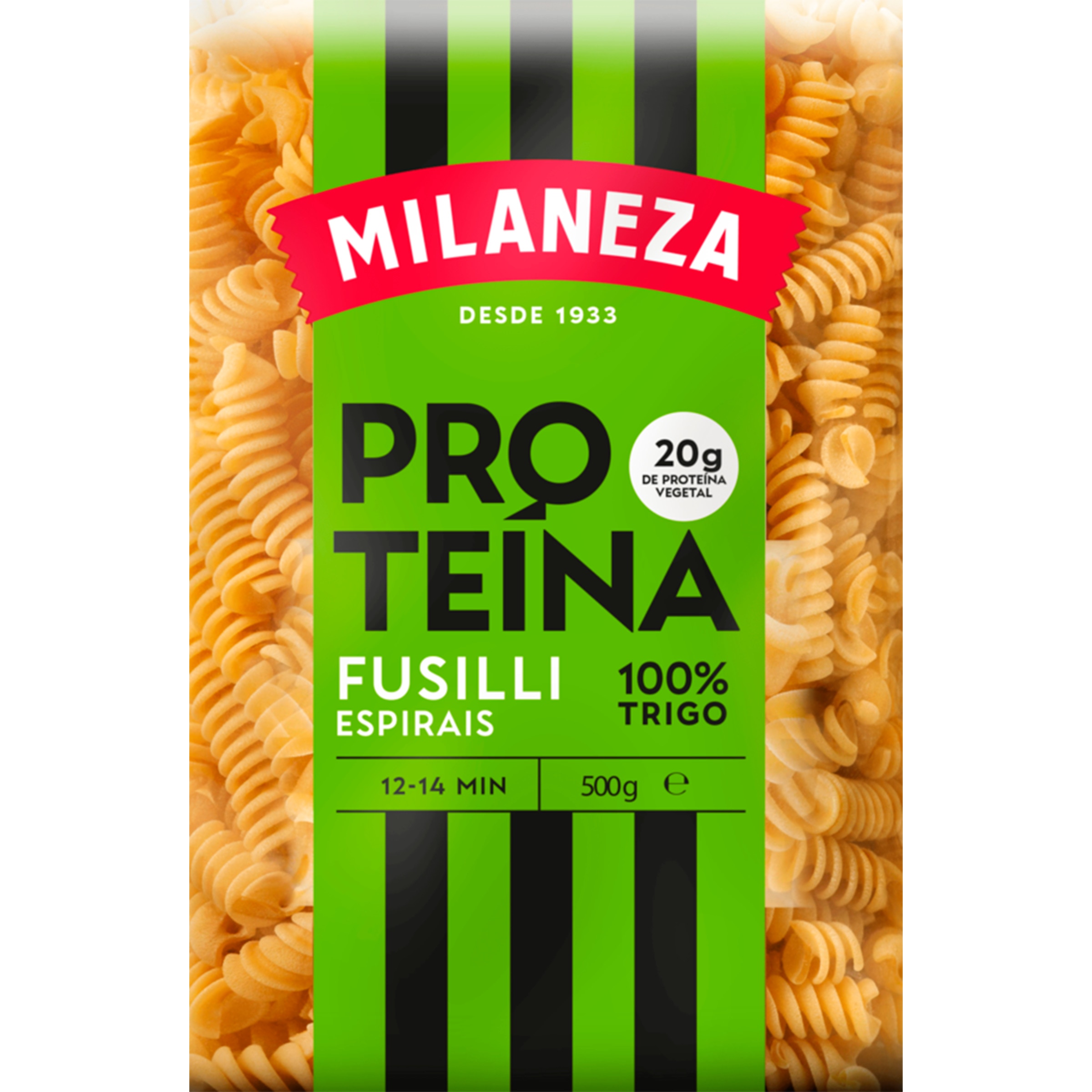 Espirais Proteína embalagem 500 g