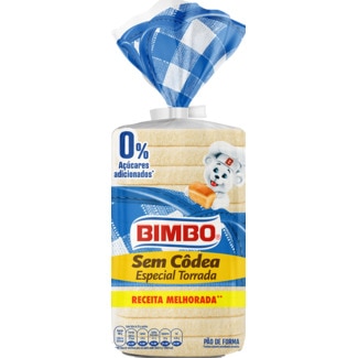 Pão de Forma se Côdea Especial Torradas embalagem 450 g - Bimbo