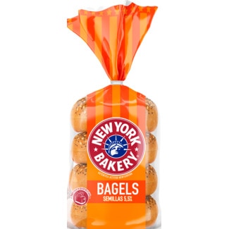 Bagels de Sementes 4 Unidades embalagem 300 g - New York Bakery