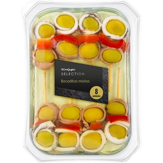 gildas mixtas anchoa y boquerón 8 unidades envase 180 g - El Corte Ingles Selection