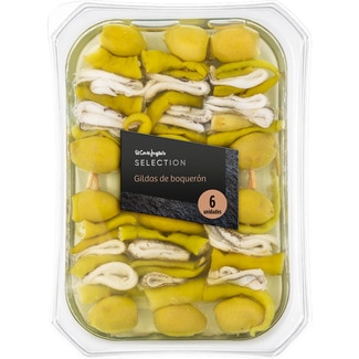 gildas boquerón 6 unidades envase 180 g - El Corte Ingles Selection