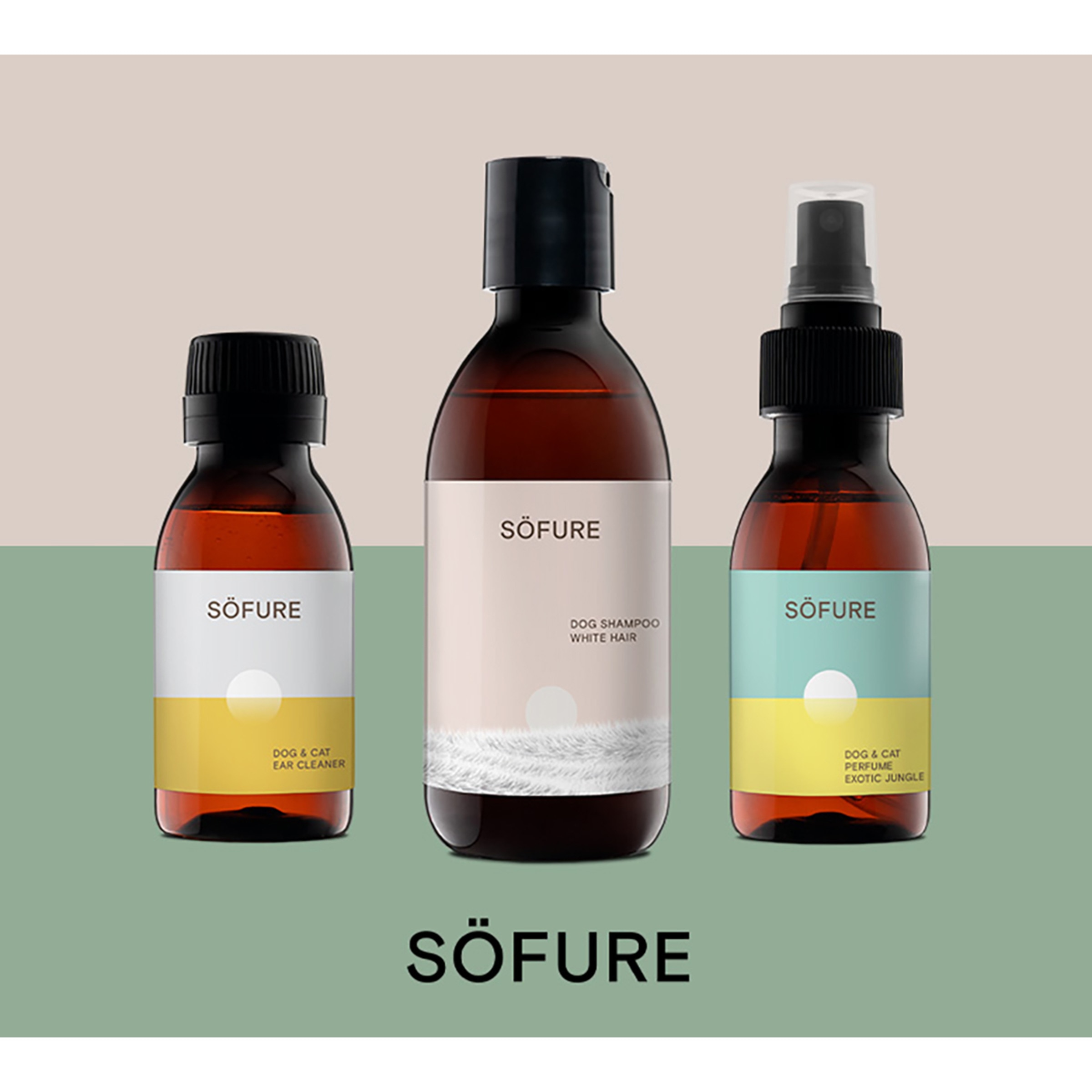 Imagen 1 de Lote champú+ perfume + limpiador ocular Söfure