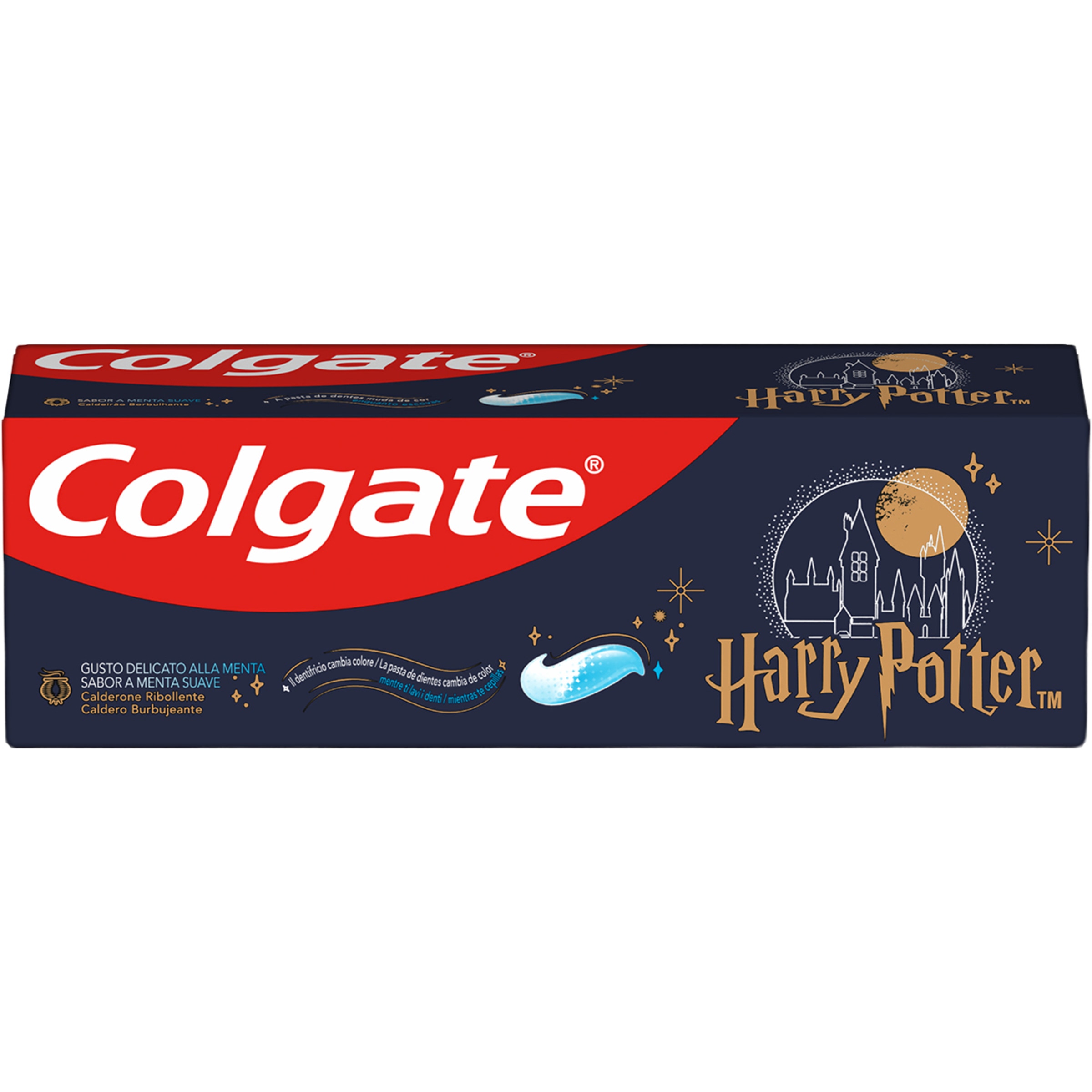 pasta de dientes infantil con Flúor Harry Potter sabor menta suave tubo 50 ml