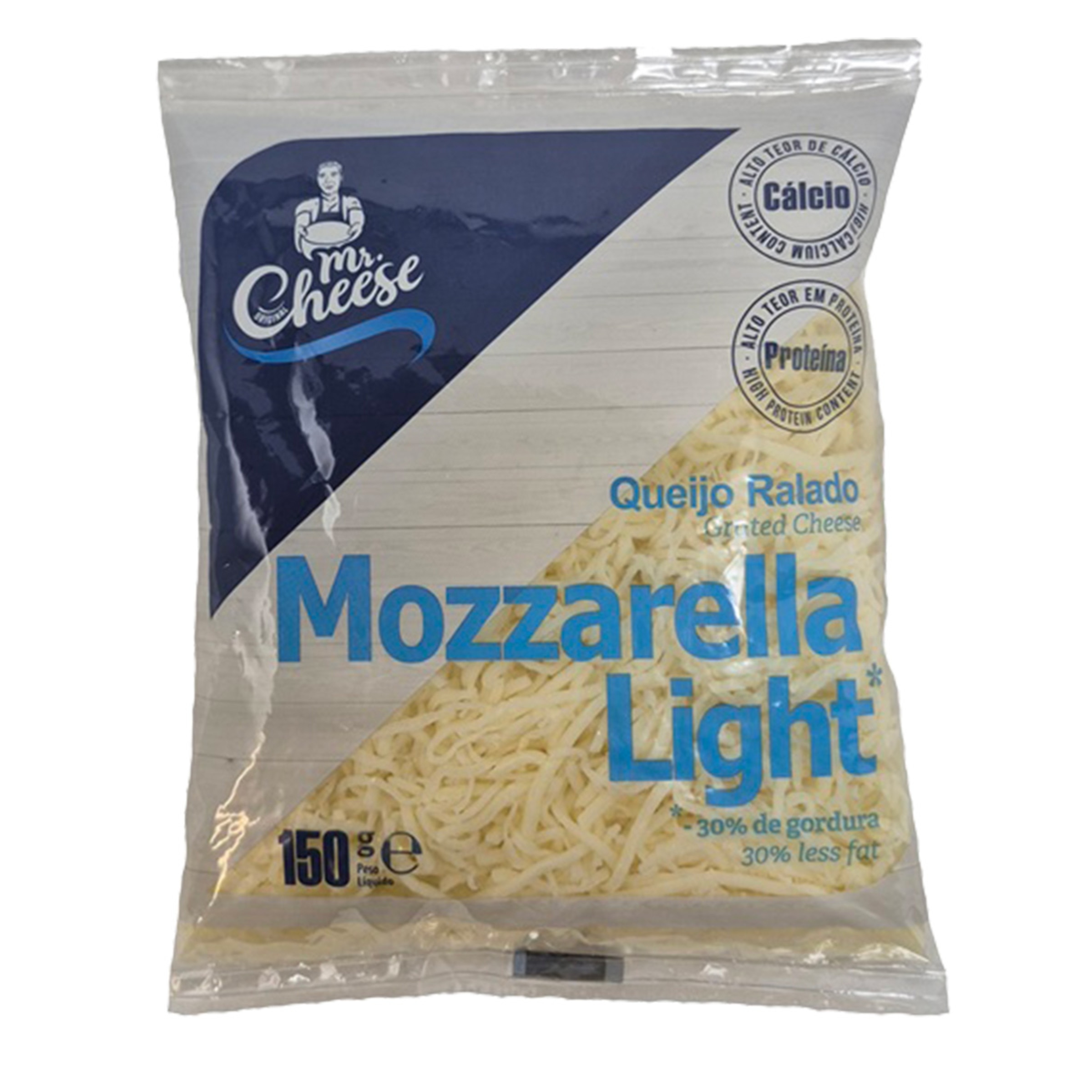 Queijo Ralado Mozzarella Light unidade 150 g