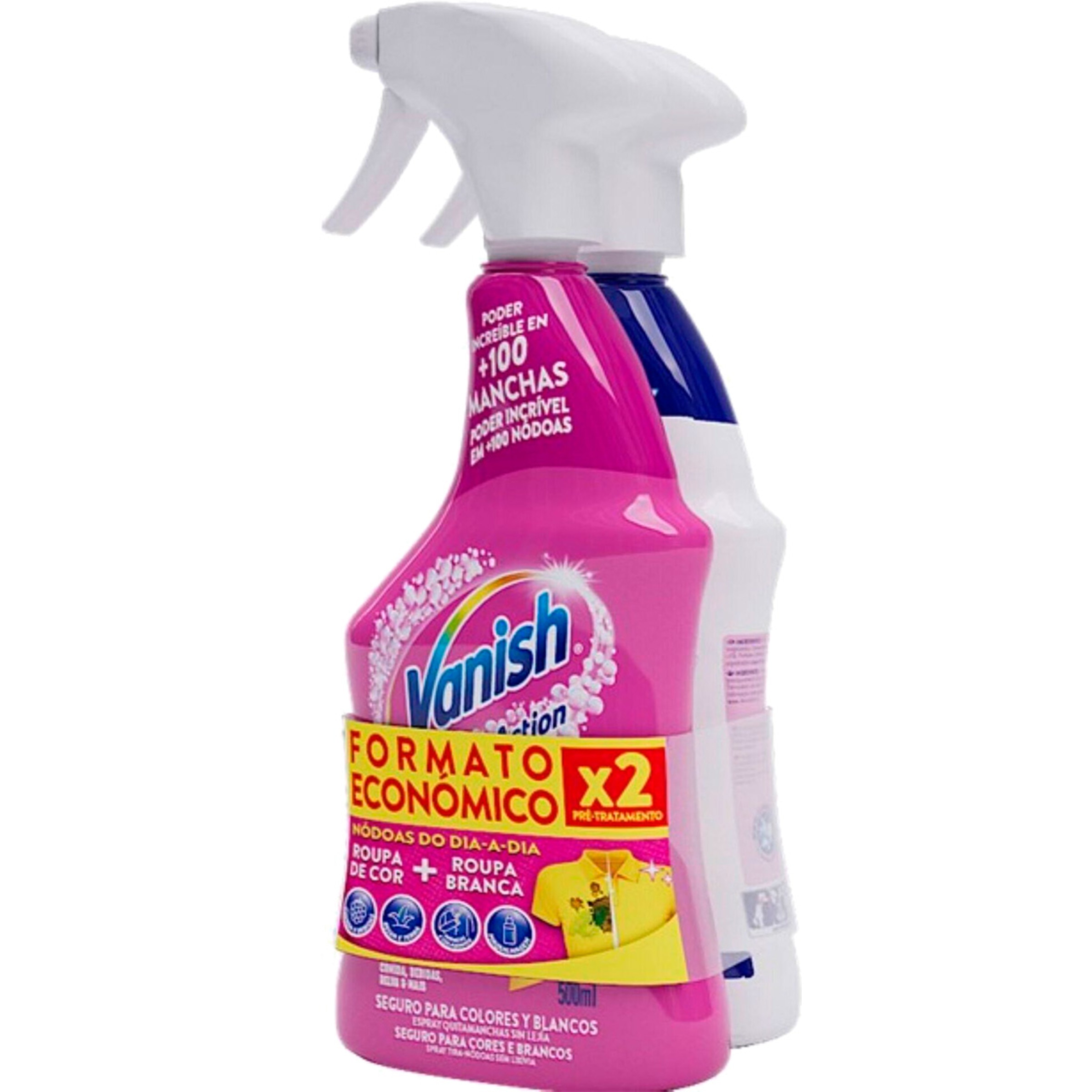 Tira Nódoas Spray Oxi Action Roupa Branca e Cores pack 2 unidades