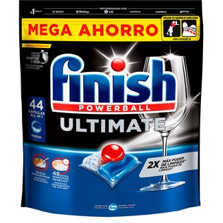 Detergente Máquina Loiça Pastilhas Ultra Regular embalagem 44 unidades - Finish