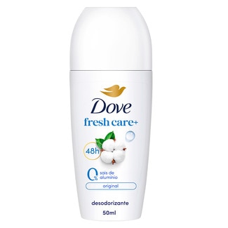 Desodorizante Roll On Original 0% Alumínio embalagem 50 ml - Dove