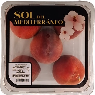 Melocotón rojo tarrina 700 g