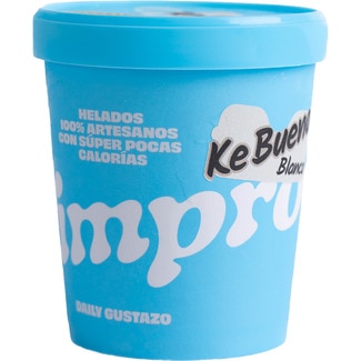 helado de Ke Bueno blanco 100% artesano bajo en calorías tarrina 500 ml - Olimpro