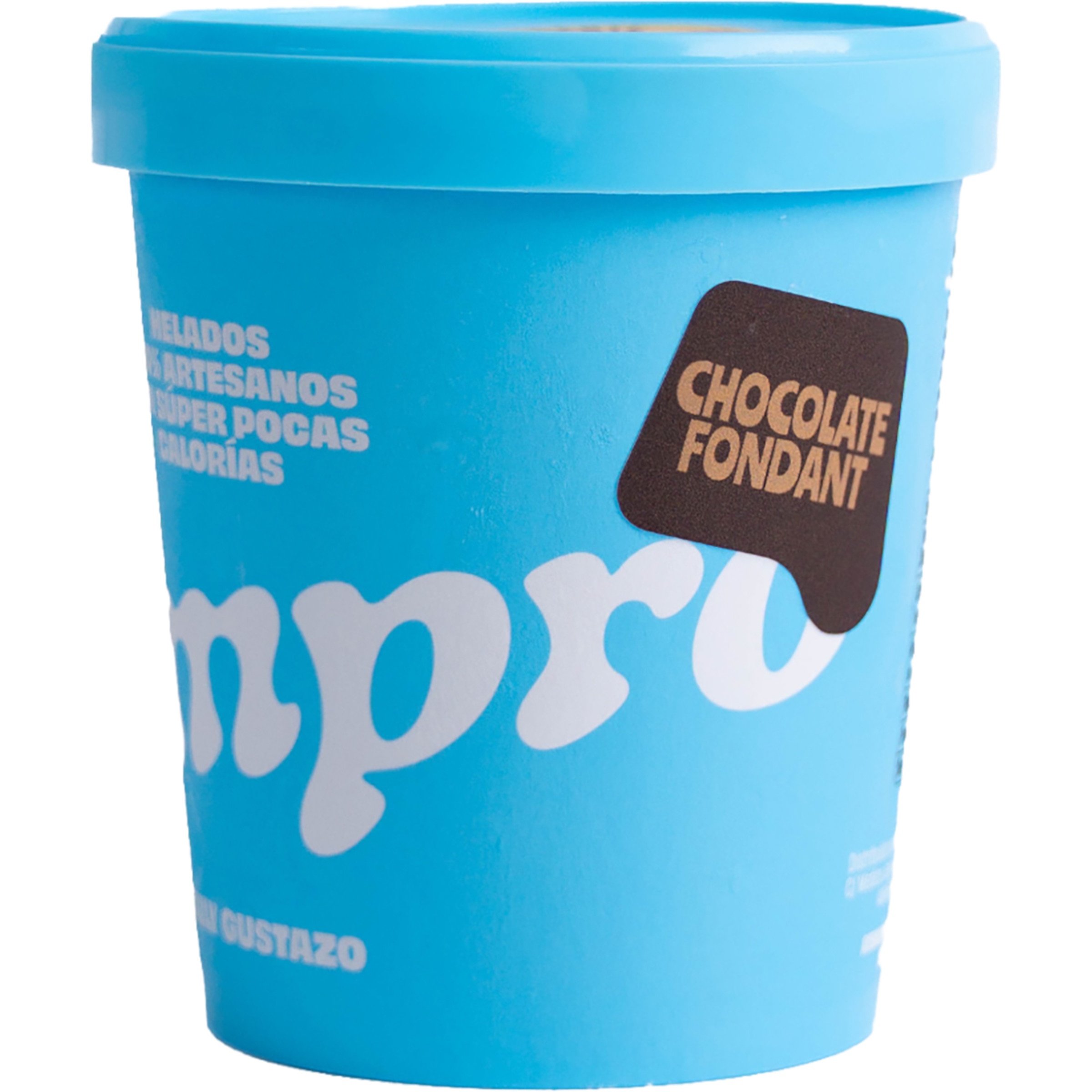 helado de chocolate 100% artesano bajo en calorías tarrina 500 ml