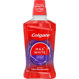 enjuague bucal Max White Purple Reveal frasco 500 ml - Colgate