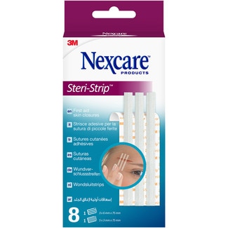 Steri Strip sutura cutánea estéril caja 8 unidades - Nexcare