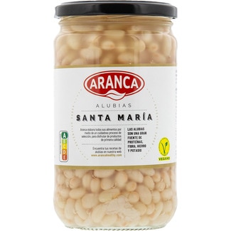 alubia blanca Santa María frasco 560 g neto escurrido - Aranca