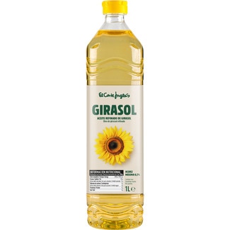aceite refinado de girasol botella 1 l - El Corte Ingles