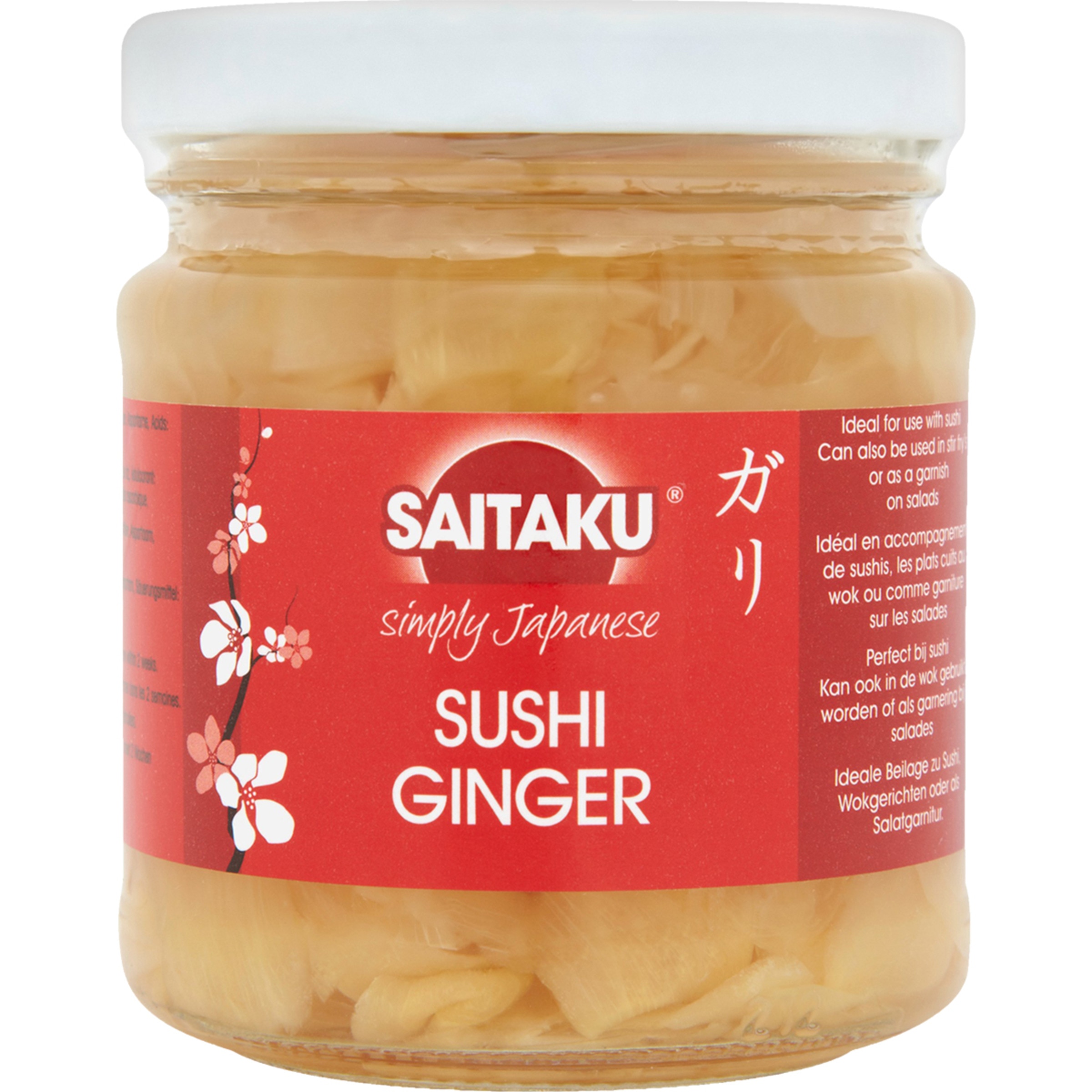jengibre japonés pa sushi tarro 110 g