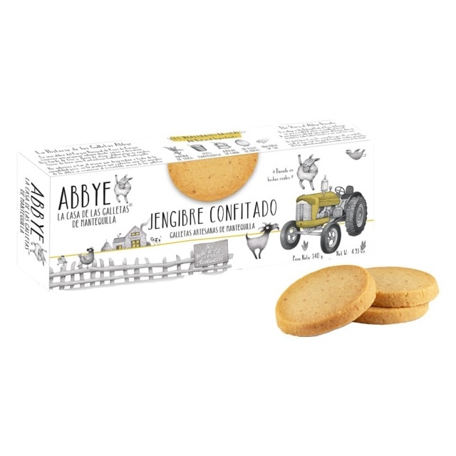 Imagem 0 de Bolachas de Manteiga sabor Gengibre 140g