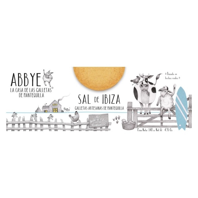 Imagem 0 de Bolachas de Manteiga Artesanais sabor Sal Ibiza 140g