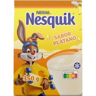 preparado en polvo instantáneo sabosr plátano bolsa 350 g - Nestle Nesquik