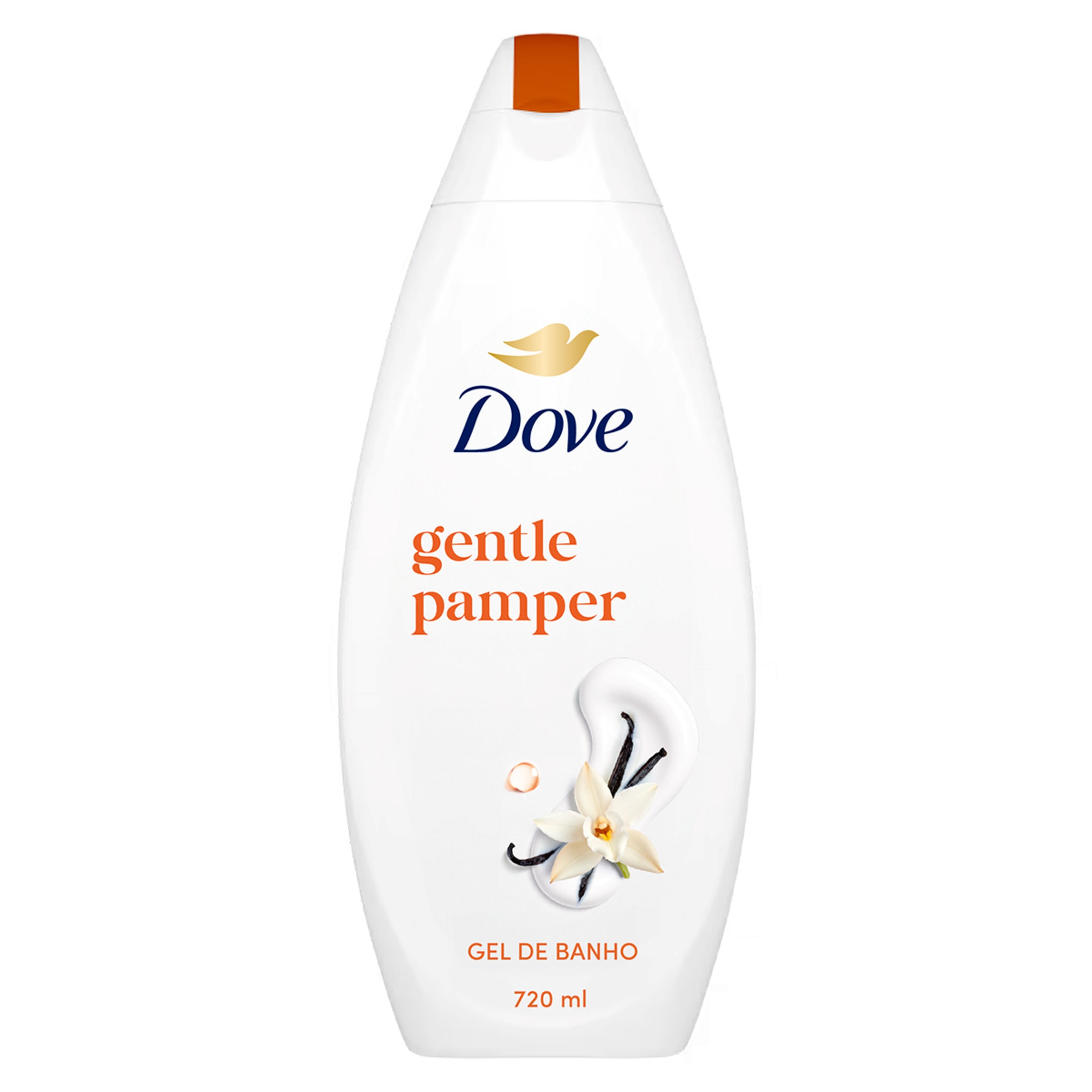 Gel Banho Gentle Pamper embalagem 720 ml