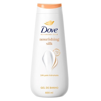 Gel Banho Adv. Nourishing Silk embalagem 600 ml - Dove