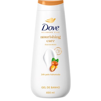 Gel Banho Adv. Nourishing Care Óleo de Argão embalagem 600 ml - Dove