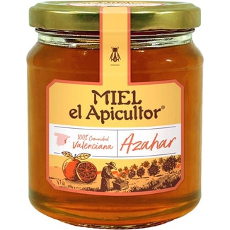 miel de azahar 100% Comunidad Valenciana tarro 375 g - Miel El Apicultor