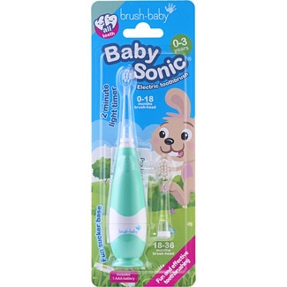 cepillo de dientes infantil BabySonic 0-3 años blister 1 unidad - Brush Baby