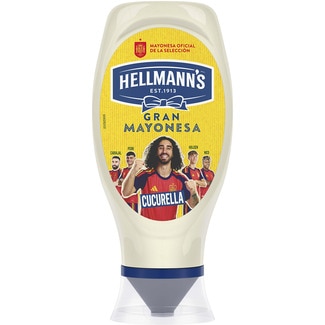 mayonesa bocabajo sin gluten sin lactosa envase 430 ml - Hellmann's