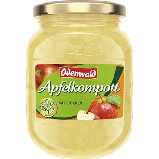 compota de manzana con tropezones tarro 360 g - Odenwald