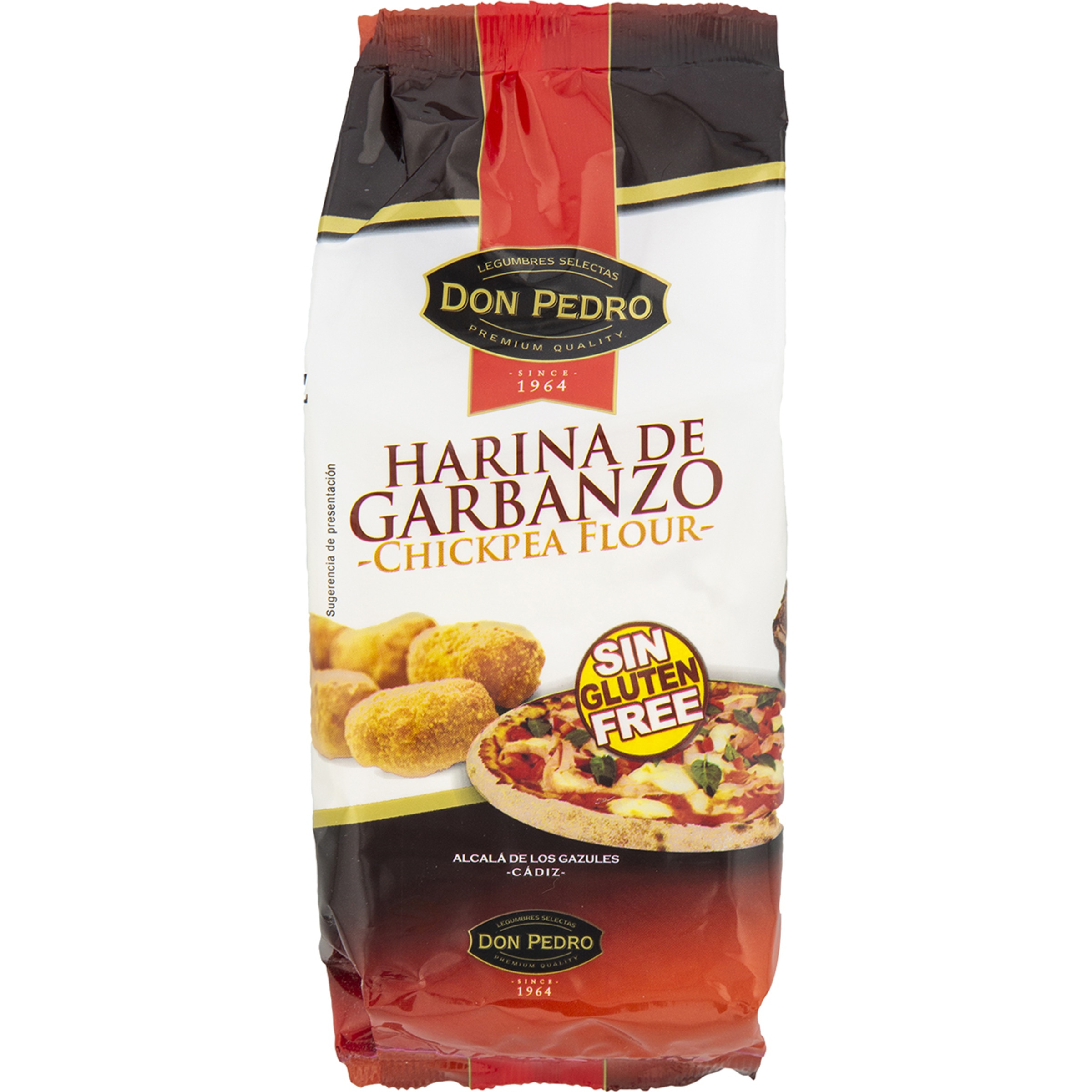 harina de garbanzo sin gluten paquete 400 g