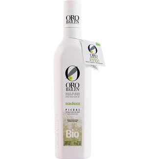 aceite de oliva virgen extra ecológico Picual botella 500 ml - Oro Bailen