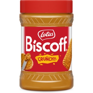 Creme de Barra Crunchy Biscoff embalagem 380 g - Lotus