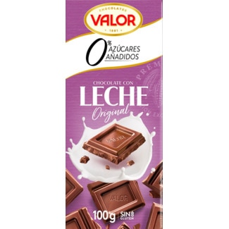 Chocolate de Leite sem Açúcar embalagem 100 g - Valor